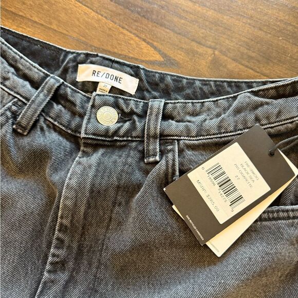 NWT Re/Done Women's Black High-Waisted 70s Cigarette Jeans size 27 - Picture 7 of 7